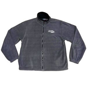 Landeay Unisex Small South Carolina Aquarium Grey and Black Full Zip Fleece